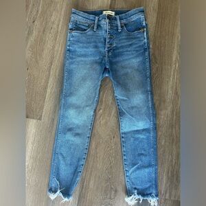 Madewell 27P skinny jeans